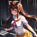 雨とセーラー服🐱 8枚目
