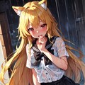 雨とセーラー服🐱 4枚目