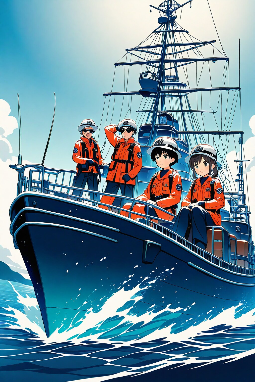 釣り船 | の人気AIイラスト・グラビア