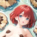 ウニ水着のうちの子 2枚目