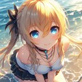 波打ち際の瞳 2枚目