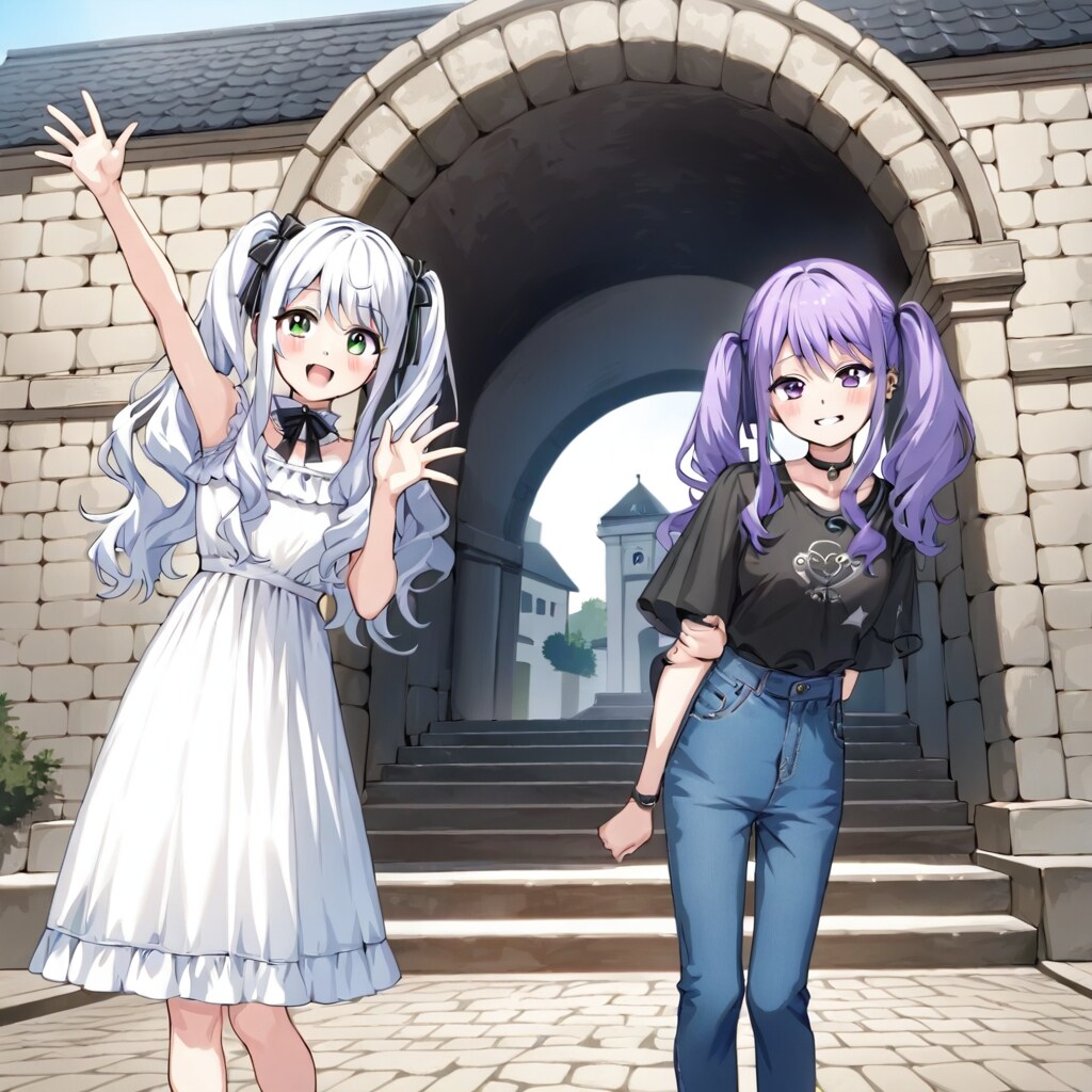 企画娘と通りすがりの観光客