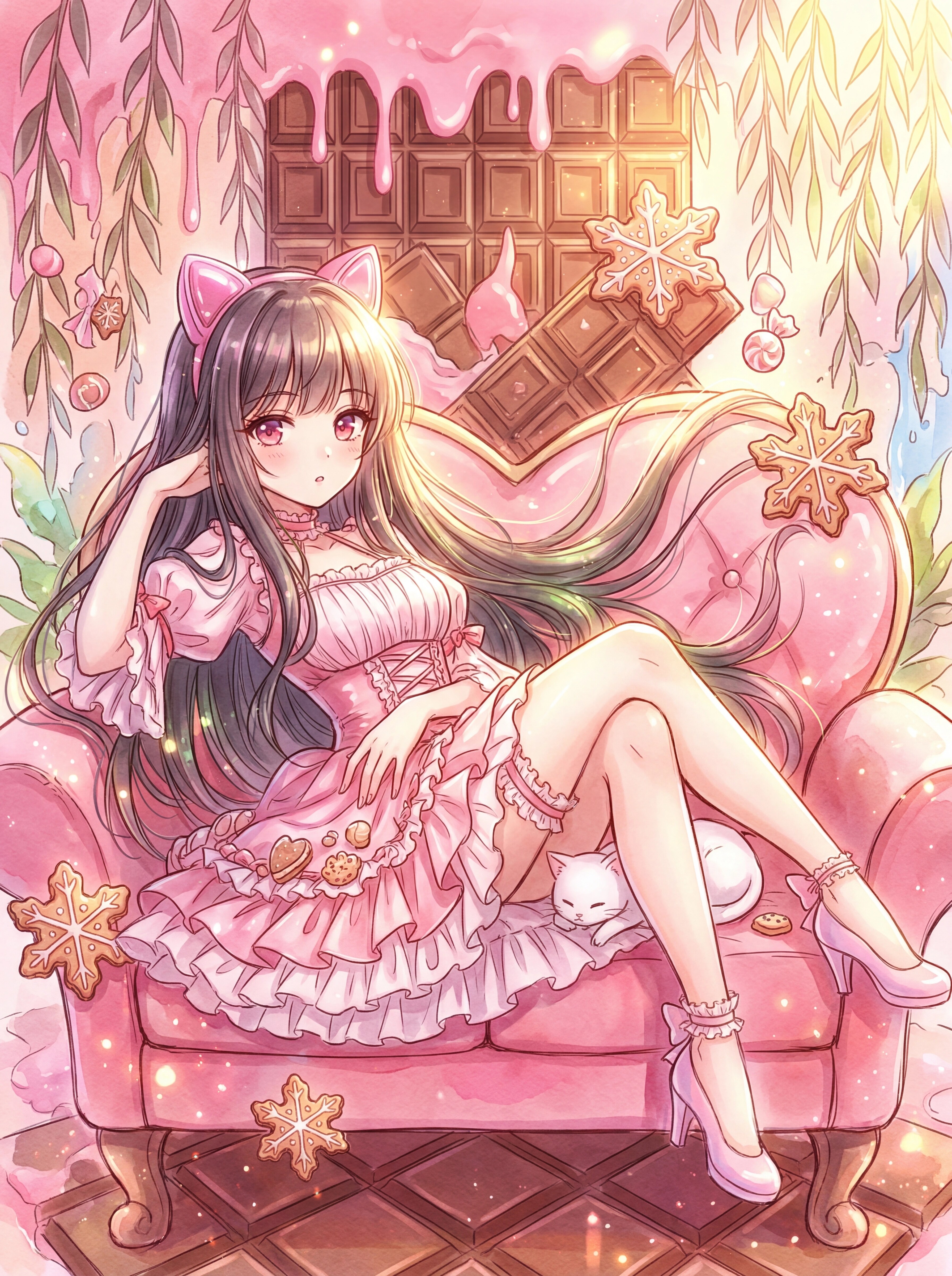 甘夢の深紅少女幻想