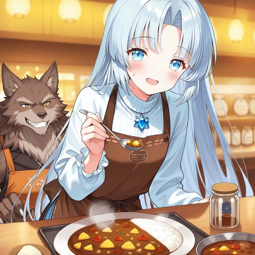狼男のカレーはどんな味？ | の人気AIイラスト・グラビア