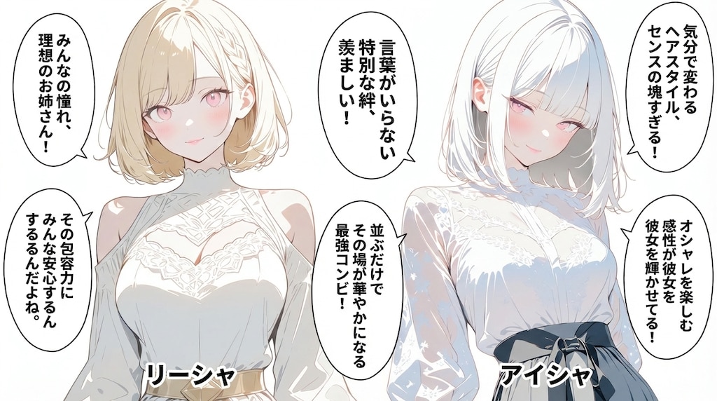 神楽さんとこのリーシャさん＆アイシャさんNB