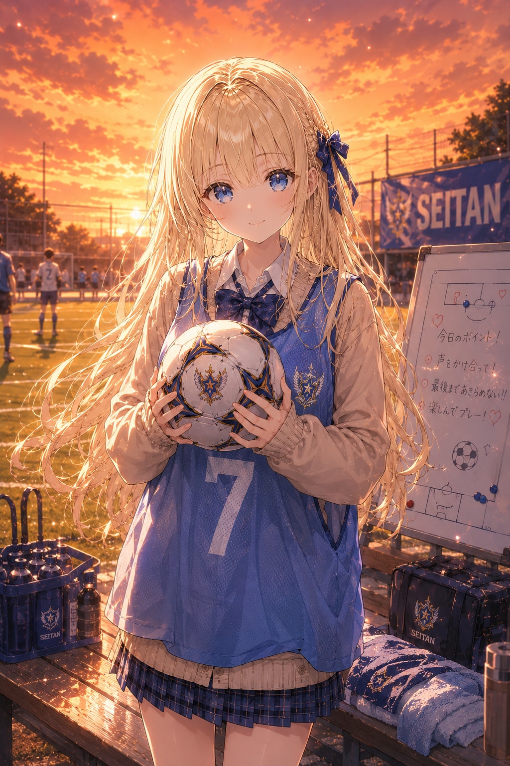 サッカー企画投稿「マネージャーversionうちの子みゆう」