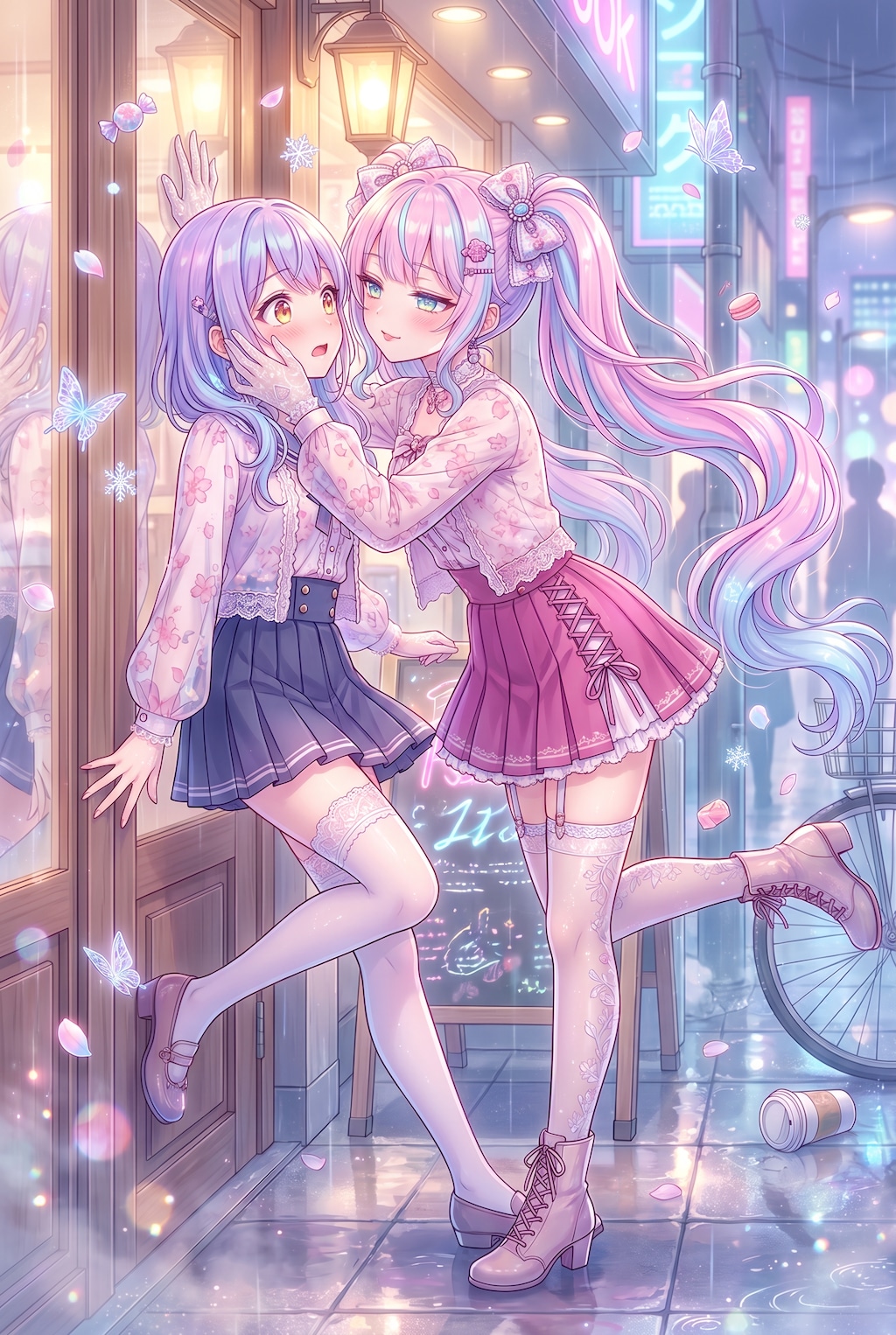 夕桜の誘い