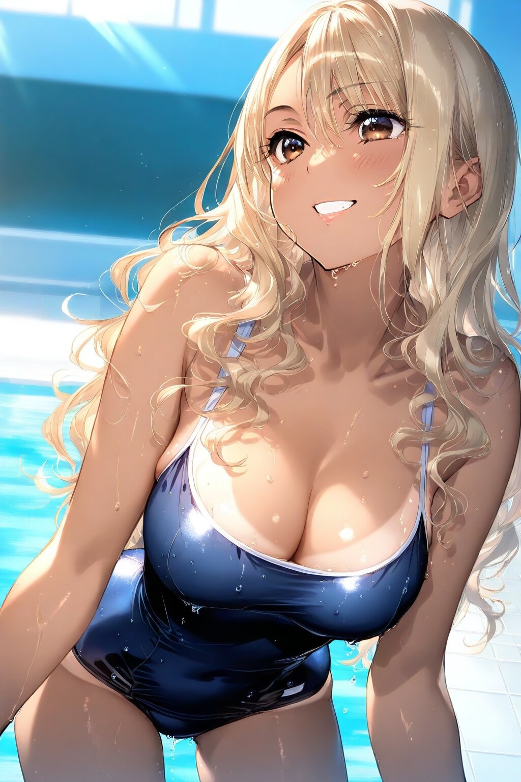 水泳授業は小学校から大好きなYuiちゃん
