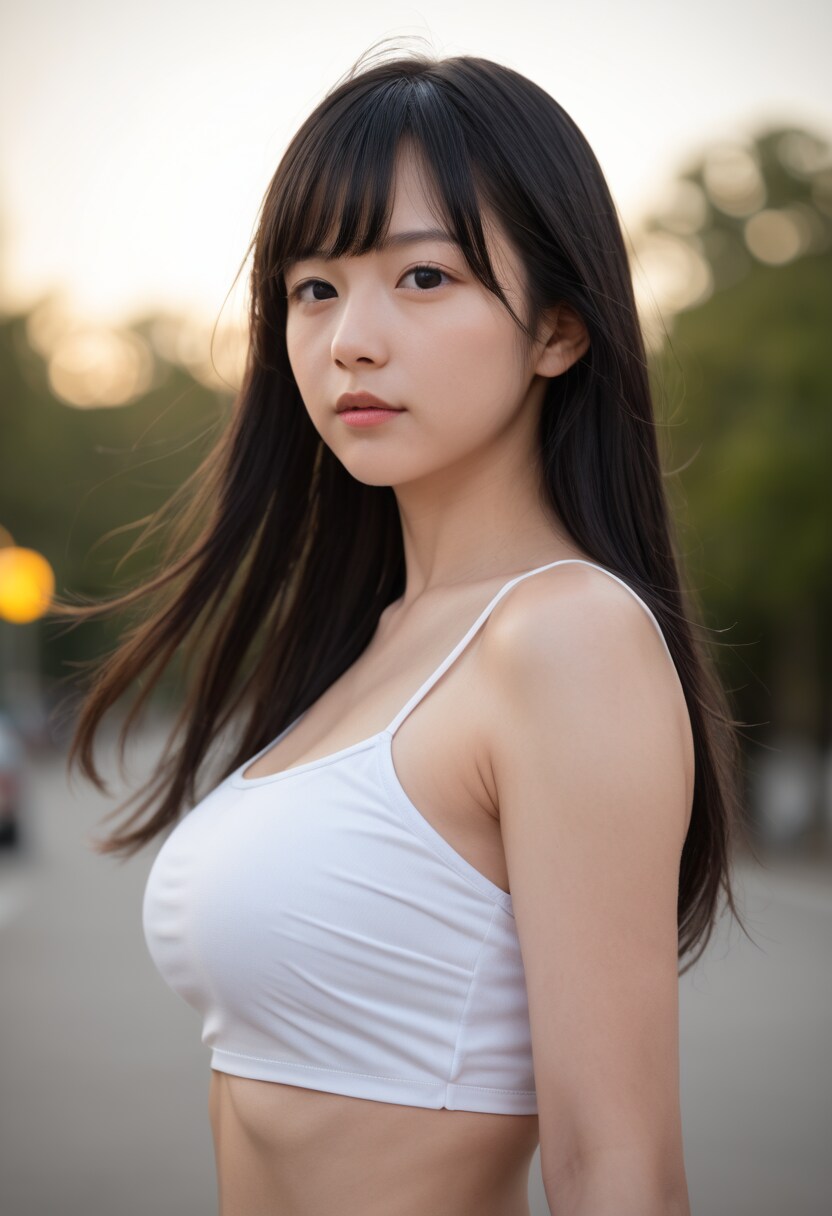 夕方の公園