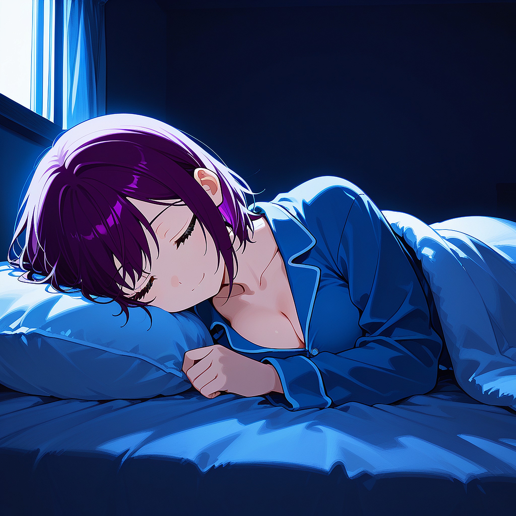 おやすみなさい（挨拶メイドの芽衣ちゃん） | の人気AIイラスト・グラビア