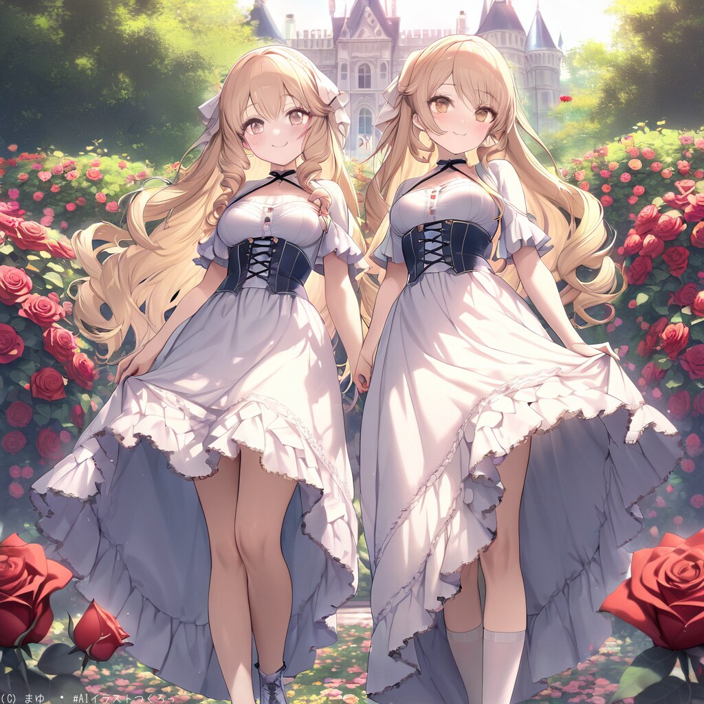 王家自慢の薔薇園ですの〜笑