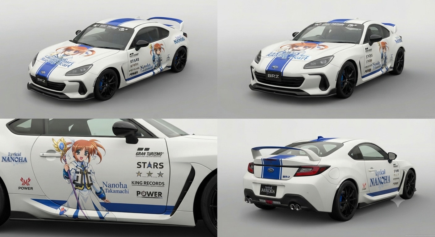 高町なのは痛車BRZ | の人気AIイラスト・グラビア