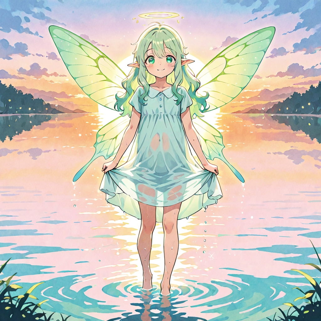 湖畔の妖精 | の人気AIイラスト・グラビア