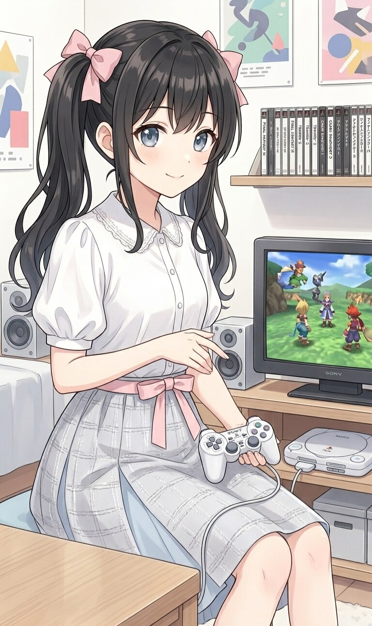 藍音の歴代ゲームハード探訪(ソニー編)【31】 | の人気AIイラスト・グラビア