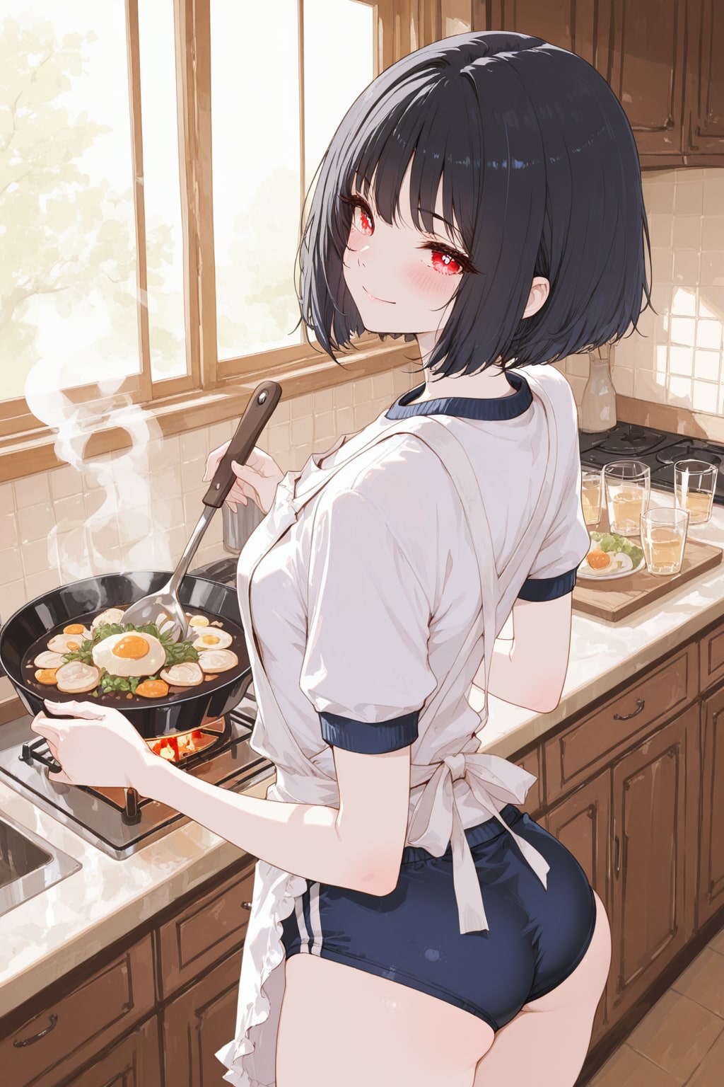クッキング・ブルマ娘 ~ 黒髪ボブのブルマ娘１３３ ~
