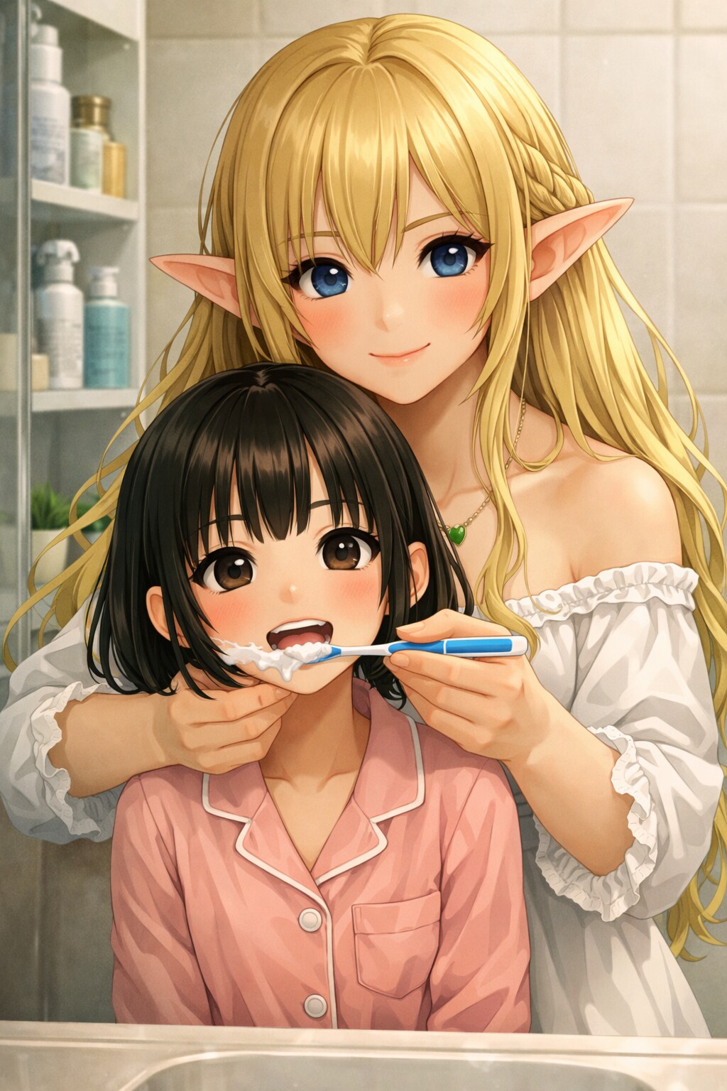 はみがきじょうずかな❓（口腔ケアの日　02）