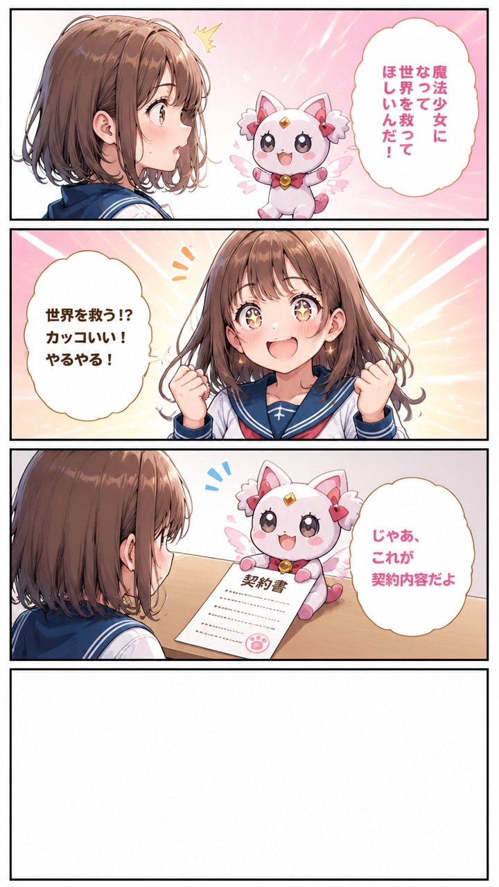 【お題】魔法少女の契約...？