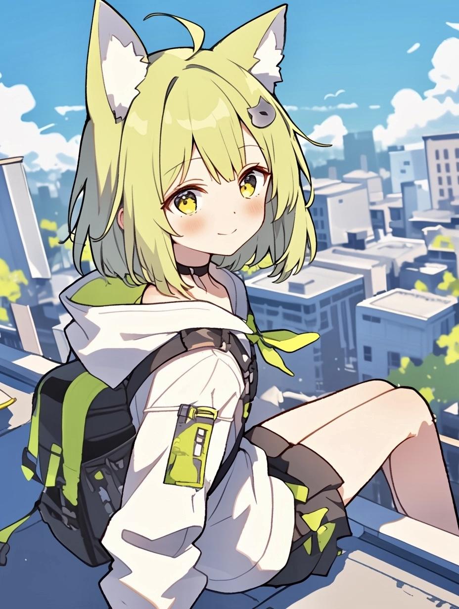 ここに座りなよ | の人気AIイラスト・グラビア