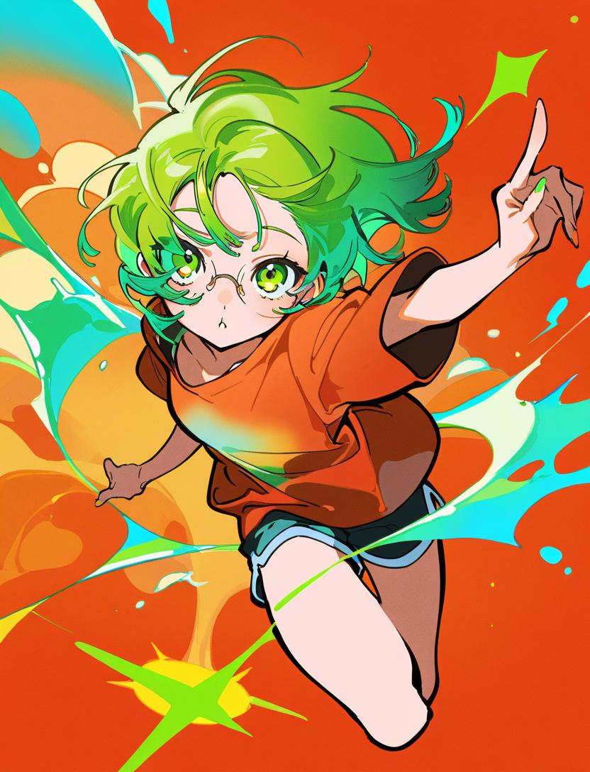 暖色メガネっ娘 | の人気AIイラスト・グラビア