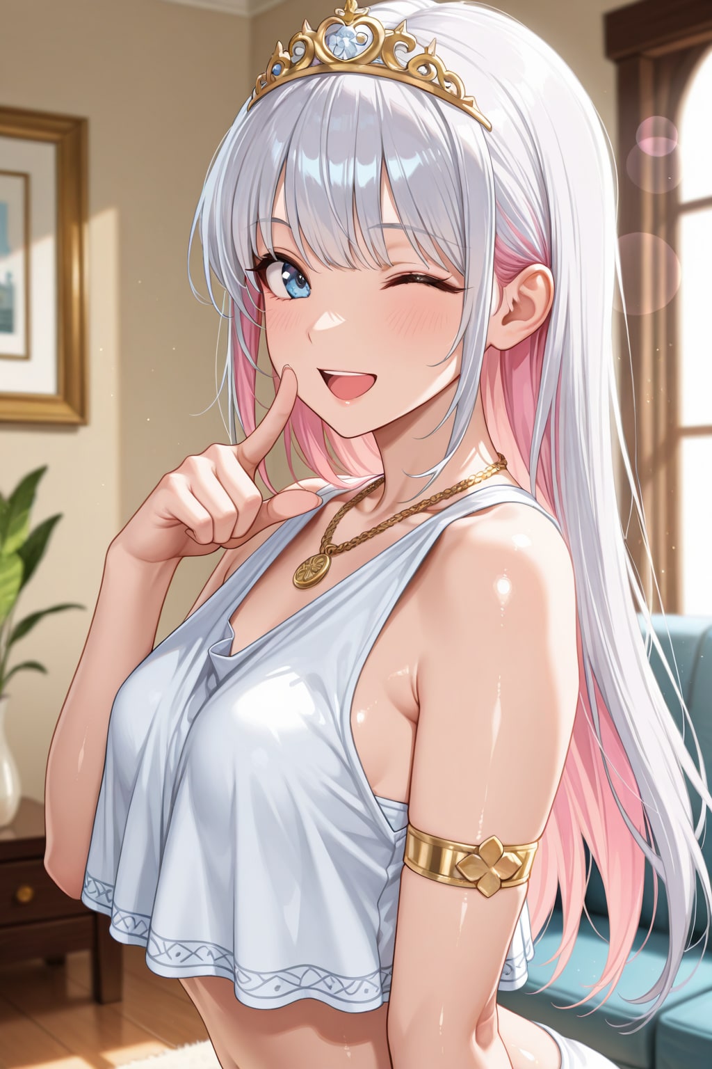 古代ギリシャ風衣装の鈴木ちゃん