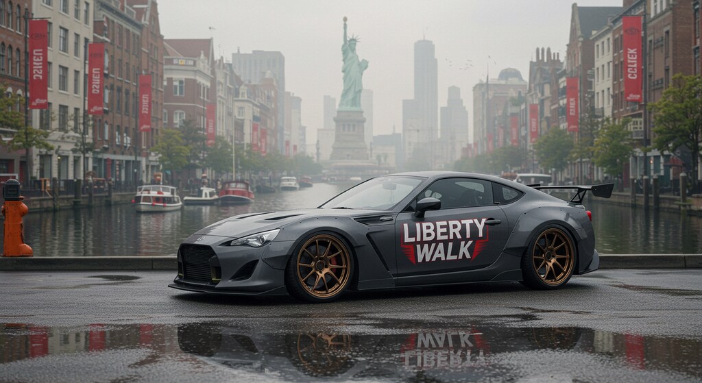 リバティーウォークトヨタ86のドリ車