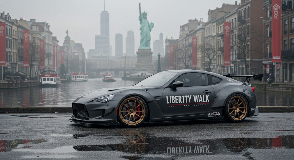 リバティーウォークトヨタ86のドリ車