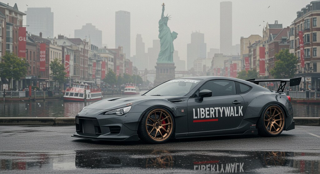 リバティーウォークトヨタ86のドリ車