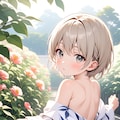 ベージュ髪ちゃんの浴衣 3枚目