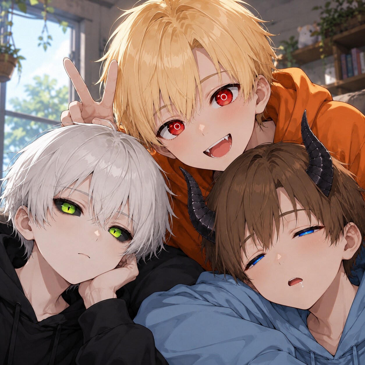 仲良しな少年