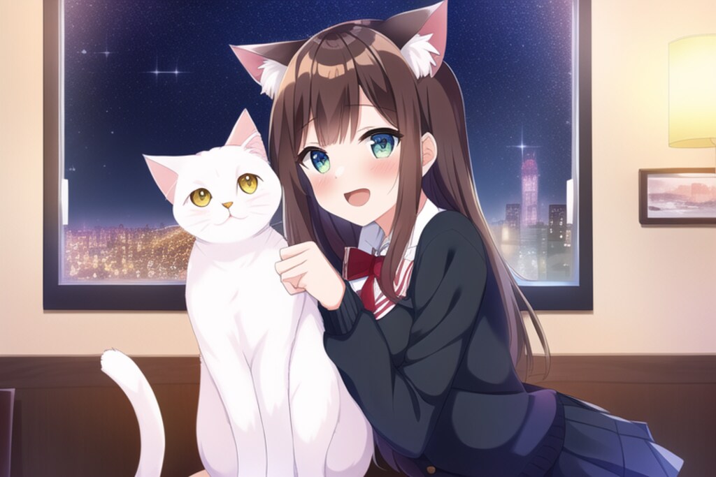 にゃんにゃんポーズ②