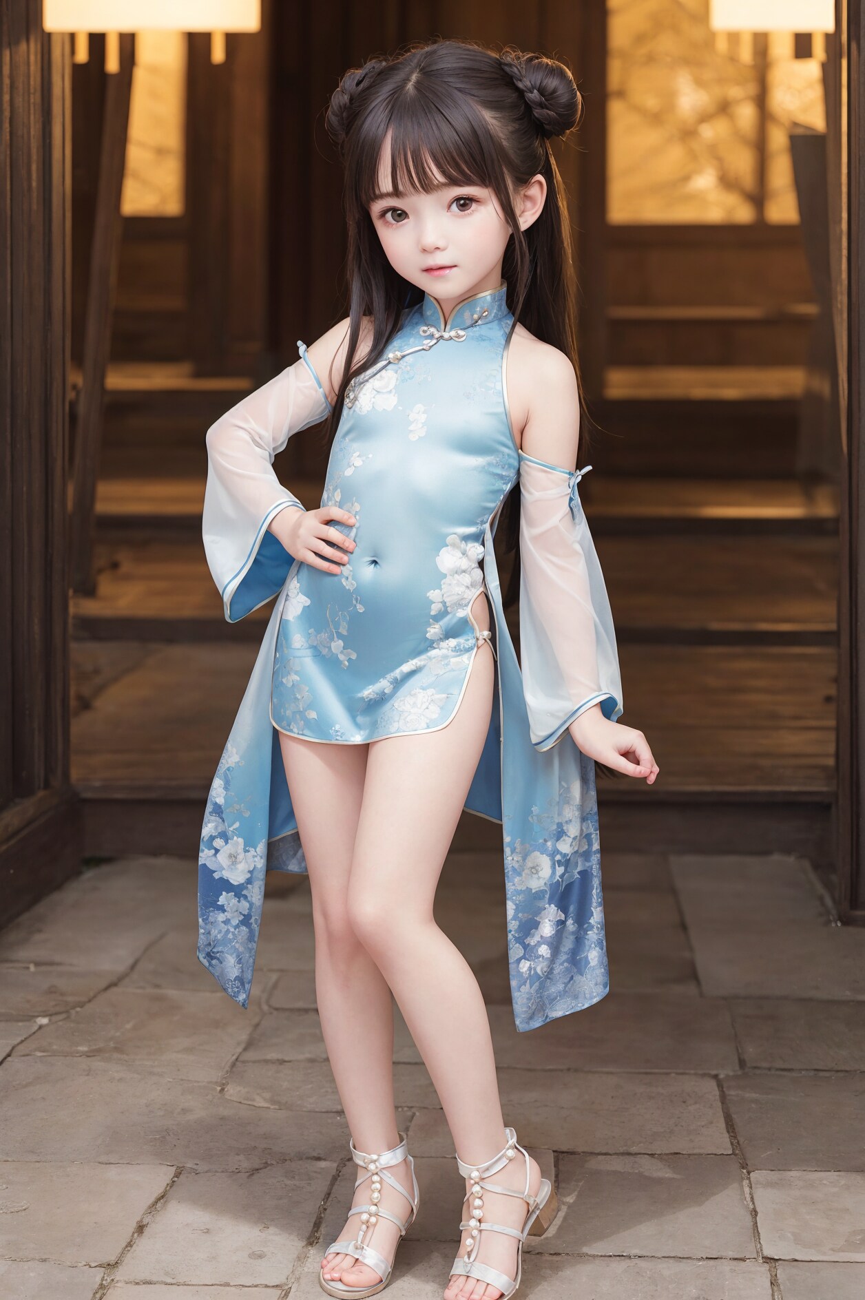 チャイナ服-お団子髪(request, 61p)