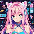 恋愛シミュレーションゲーム『キャハッとキャット💕～猫耳マートのミクちゃん編～』🐱✨ 2枚目