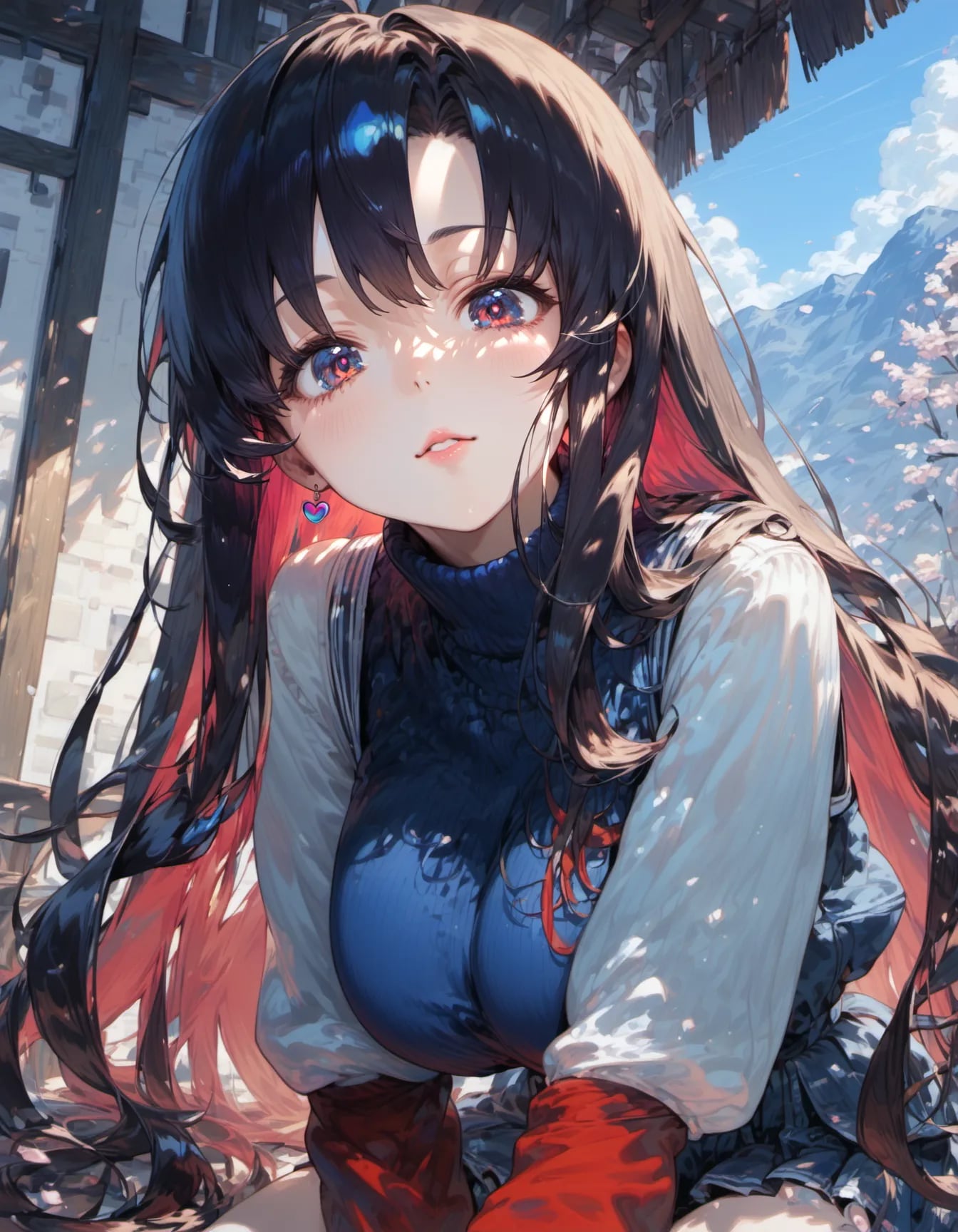 Snowlight in Scarlet Threads | の人気AIイラスト・グラビア