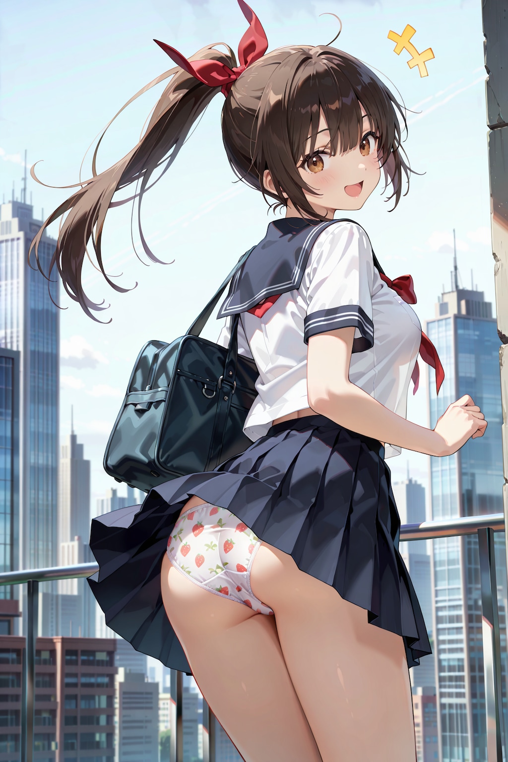 パンチラ登校撮影会 YA02