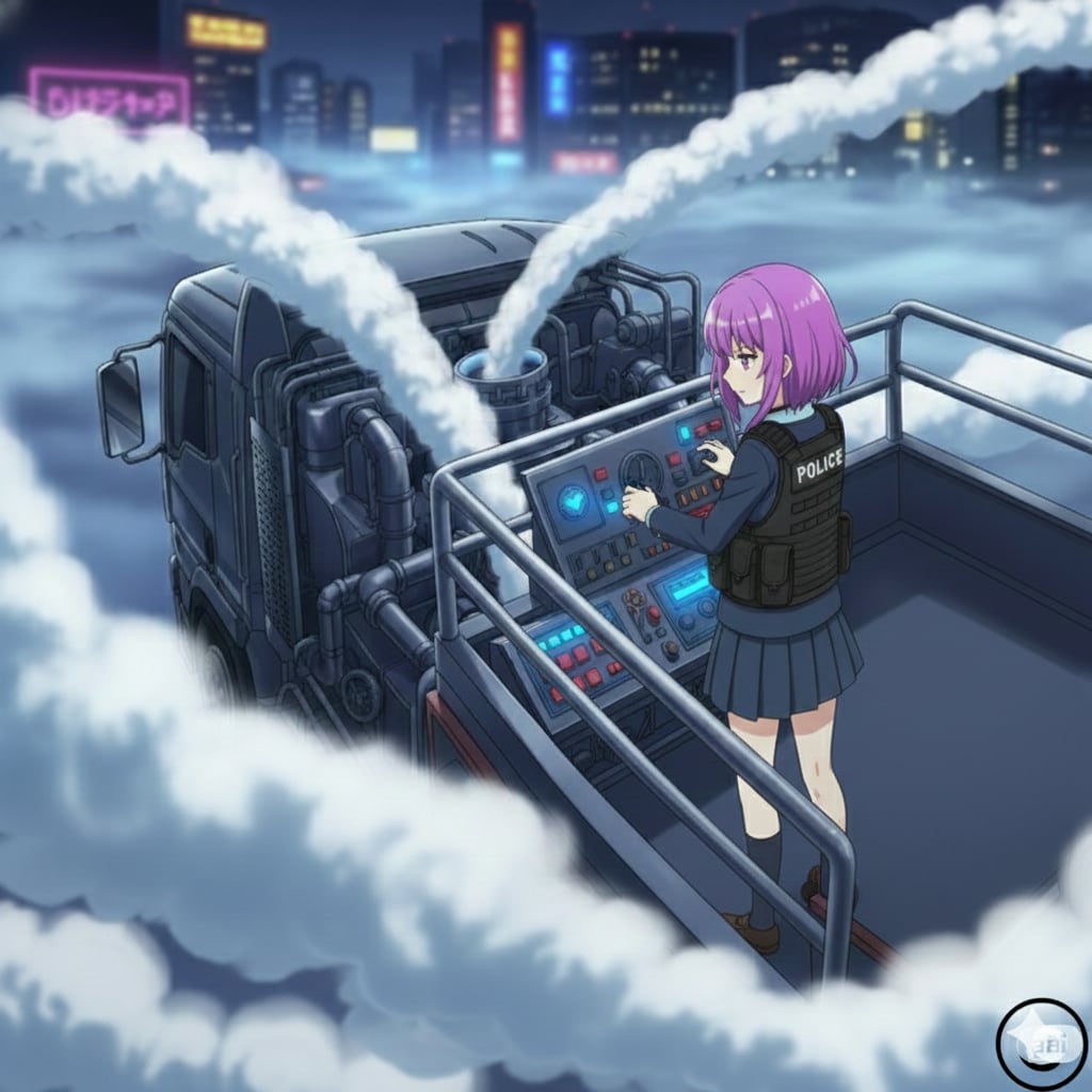 爆発物処理筒車で爆弾を冷却処理 | の人気AIイラスト・グラビア