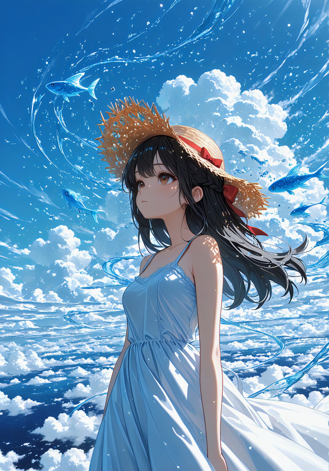 空海を見上げて