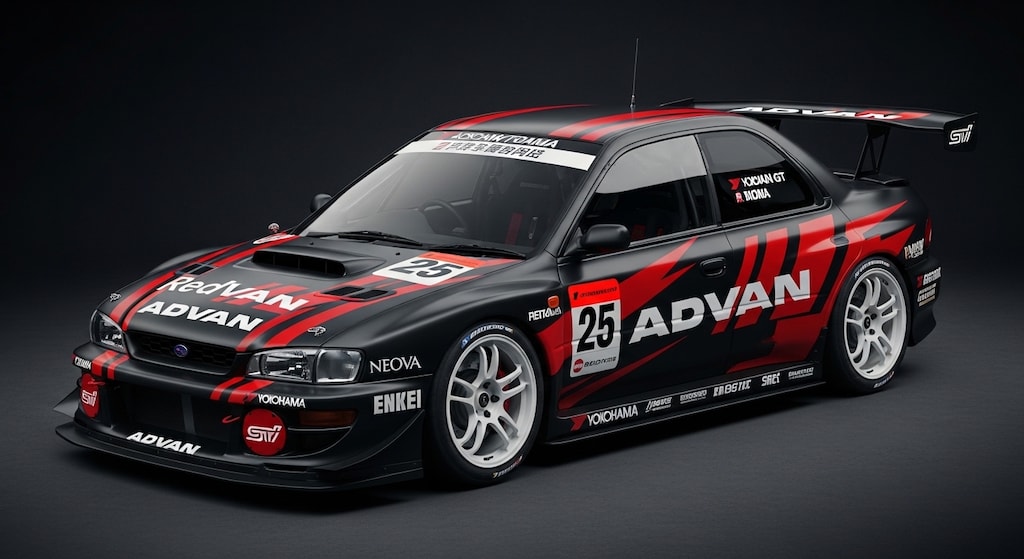 アドバンインプレッサレーシングカー