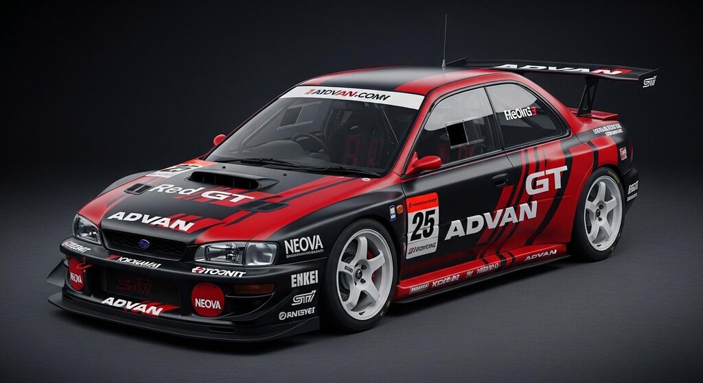 アドバンインプレッサレーシングカー