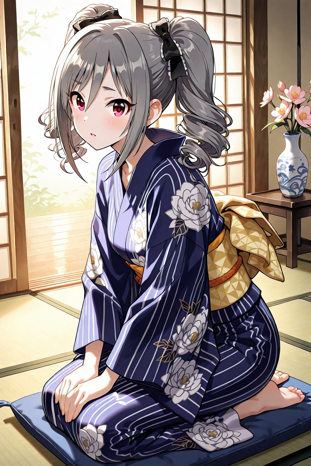 着物を着たアイドル