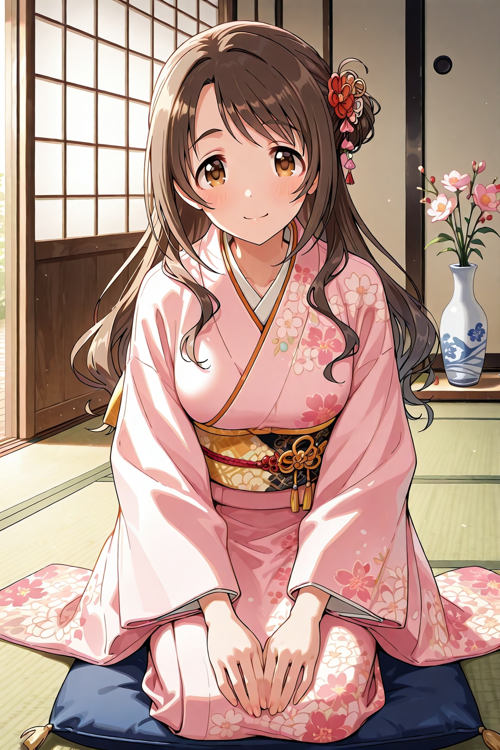 着物を着たアイドル
