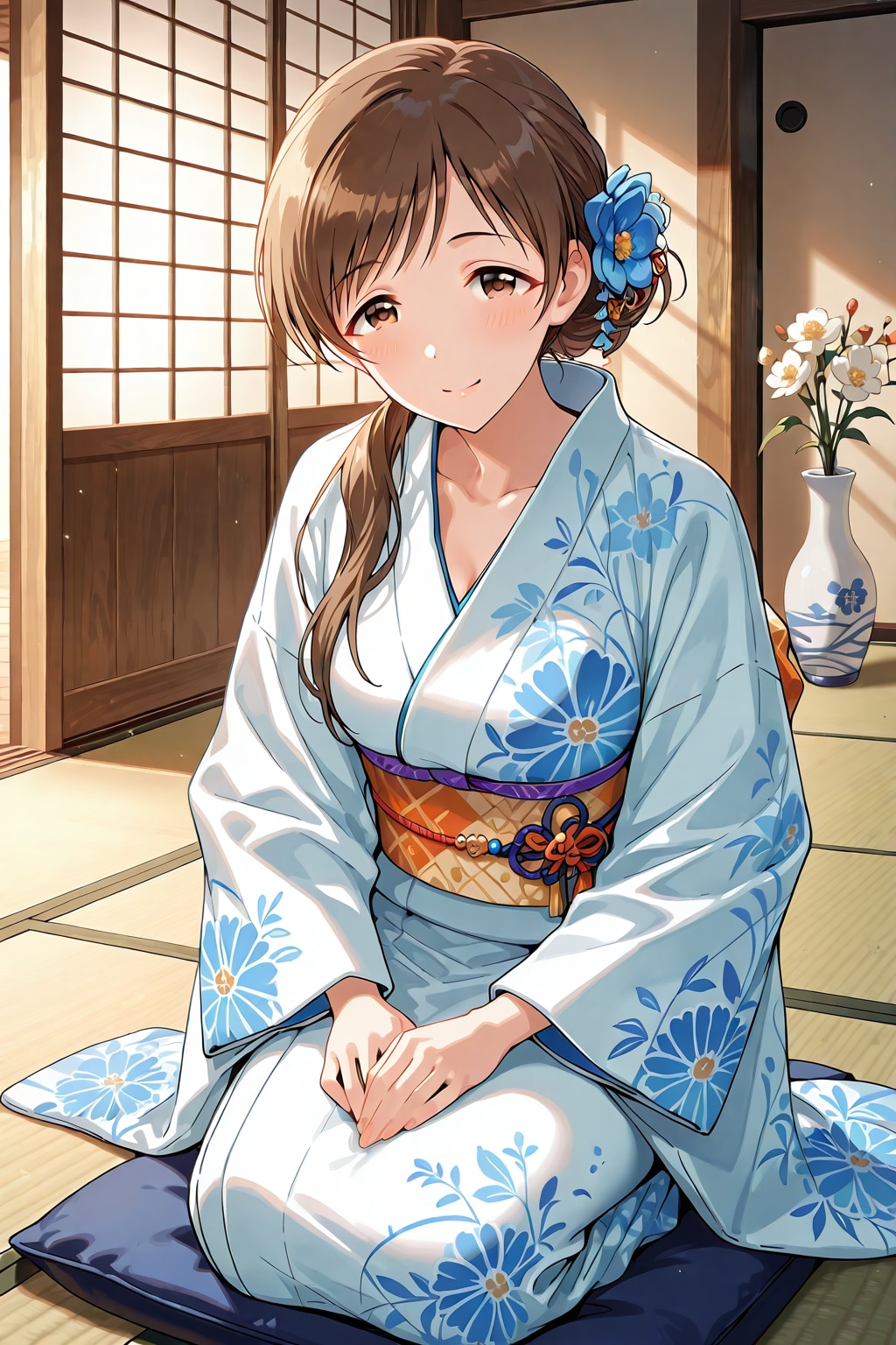 着物を着たアイドル