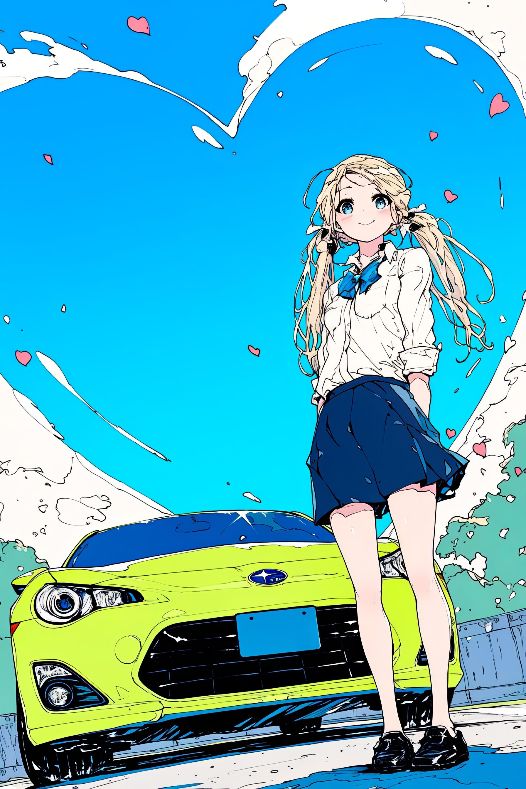 わたしが免許取ったら、お父さんがこの車を譲ってくれるんだって！