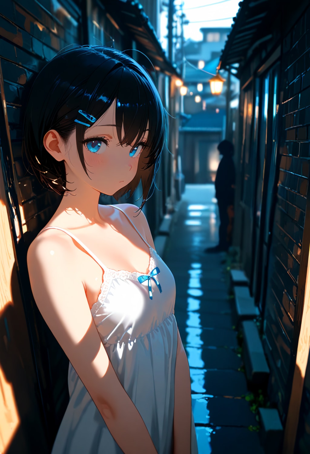 ポートレート(光と影)(cinematic lighting)(34)