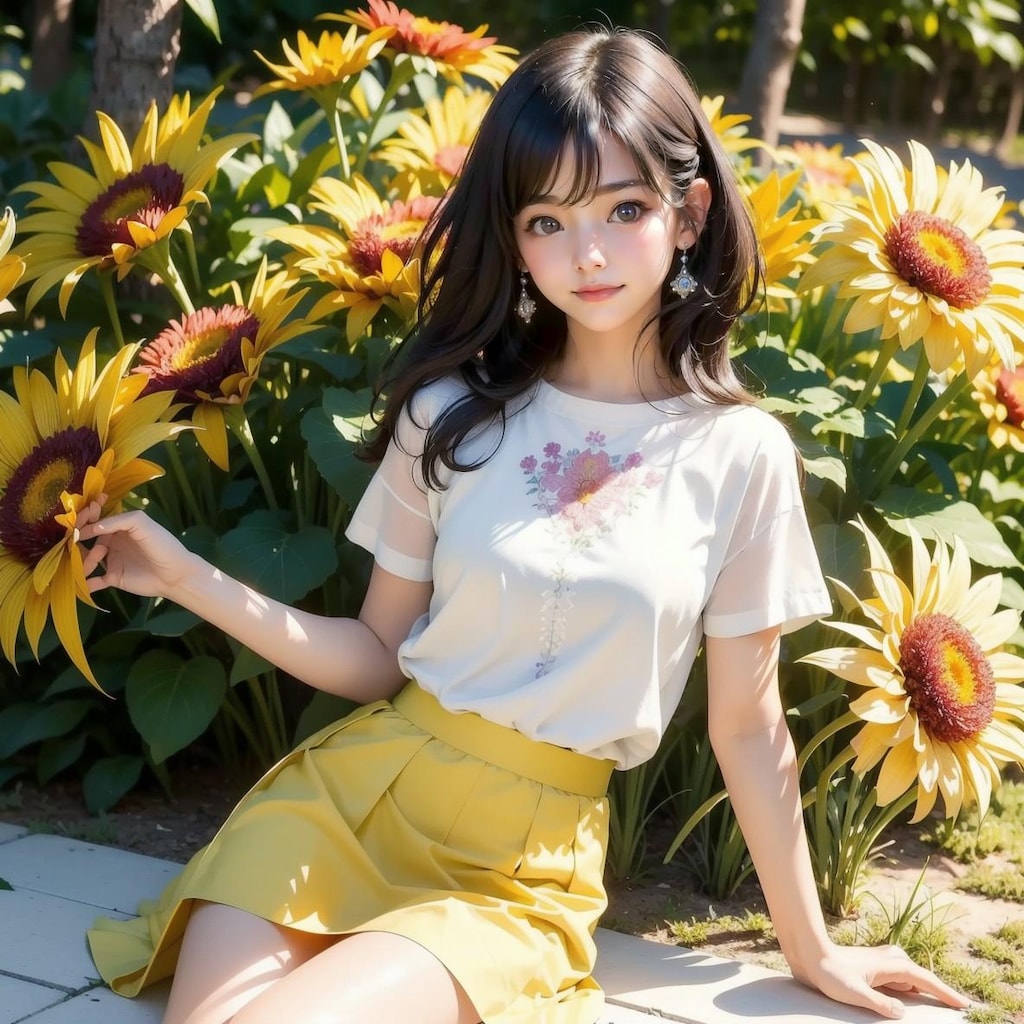 Gaillardia flower Girl