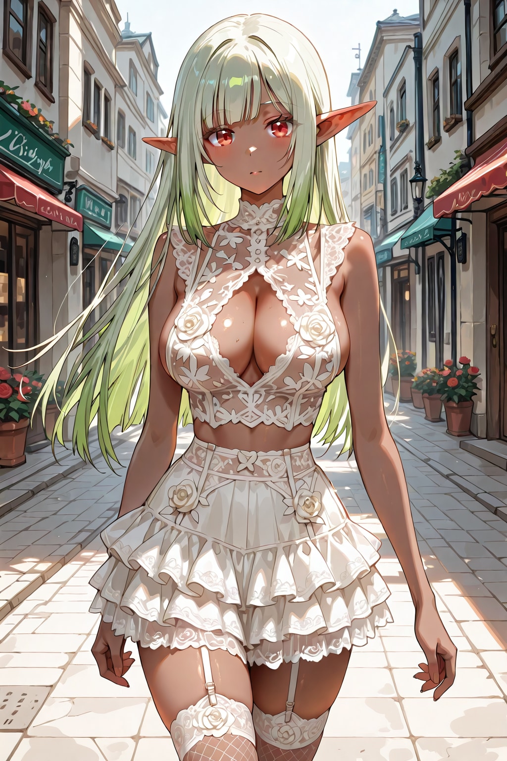 ダークエルフの少女