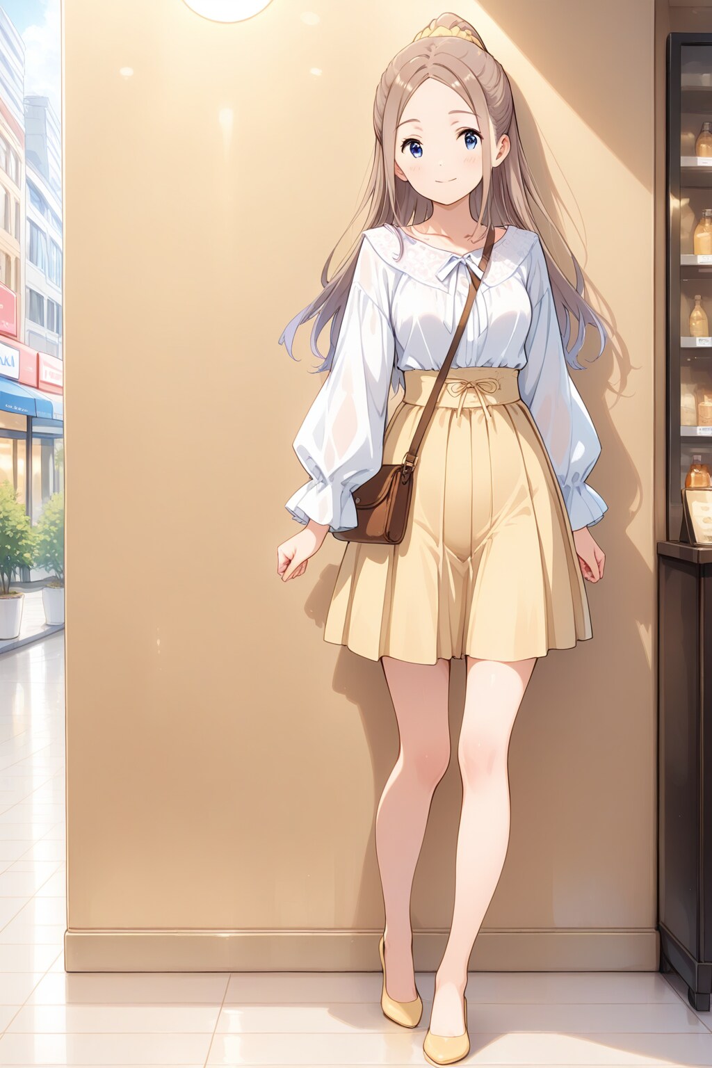 ポニテの女の子