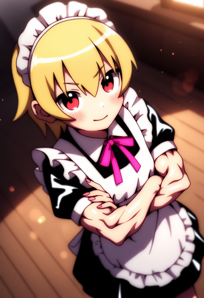 筋肉が凄いメイドさん