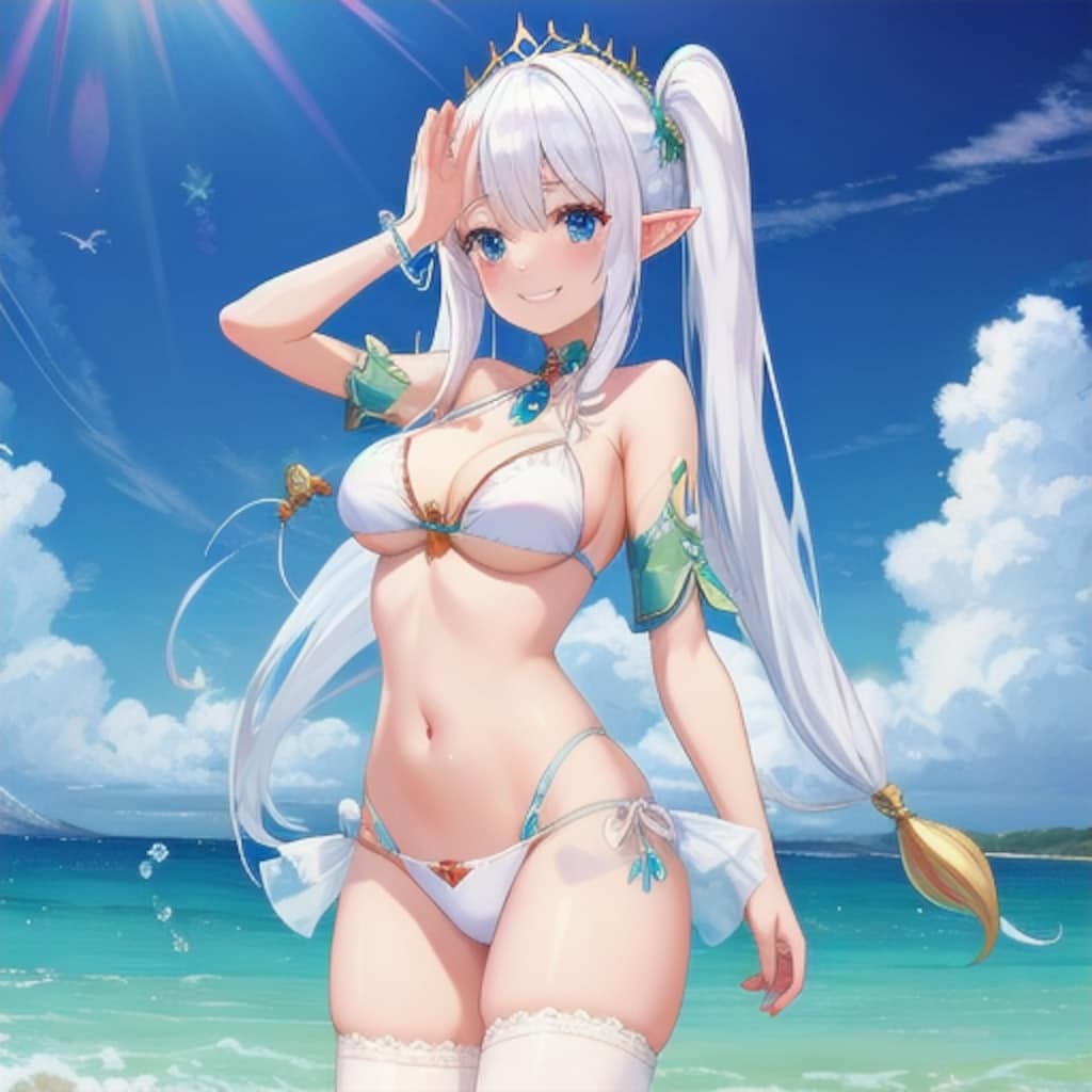 エルフの水着
