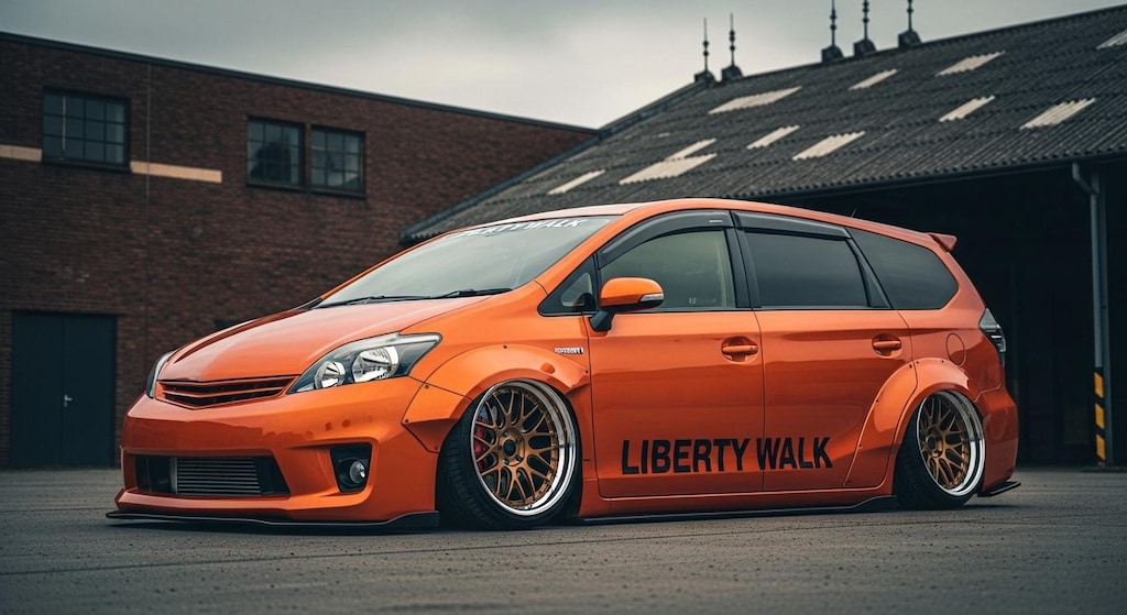 リバティーウォークプリウスアルファ