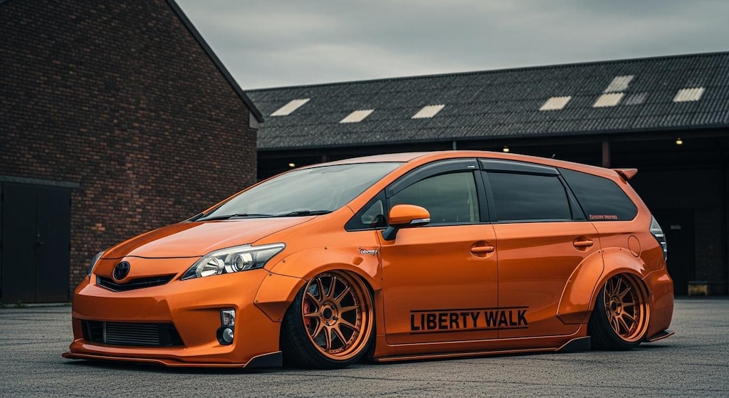 リバティーウォークプリウスアルファ